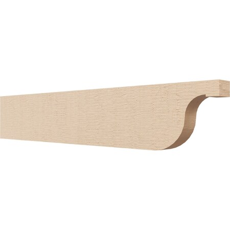 Ekena Millwork 2in. W x 6in. H x 32in. L Del Monte Woodgrain TimberThane Rafter Tail, Primed Tan RFTUR02X06X32DELRCPR